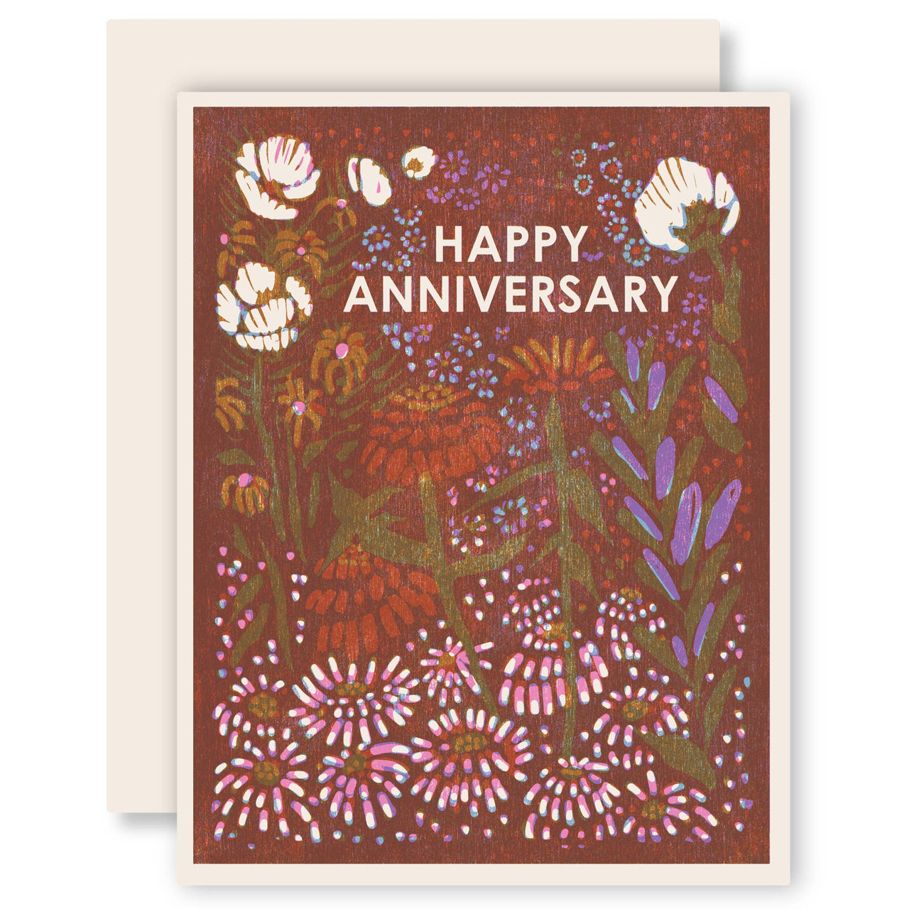 Happy Anniversary Letterpress