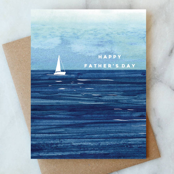 Sail Boat Father's Day Card