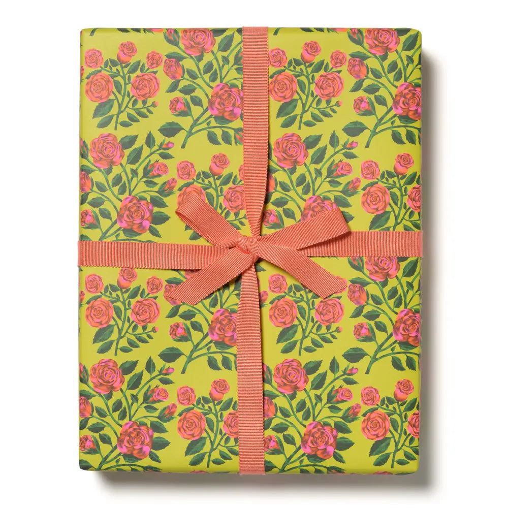 Grateful Roses Wrapping Sheet