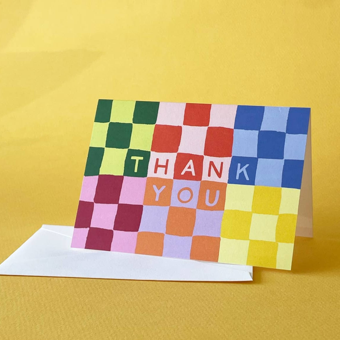 Checky Thank You Notecards