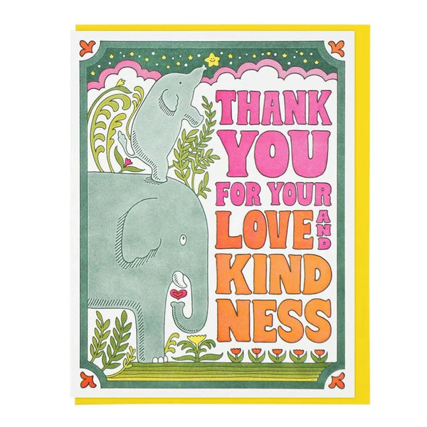 Thank You for Your Love and Kindness