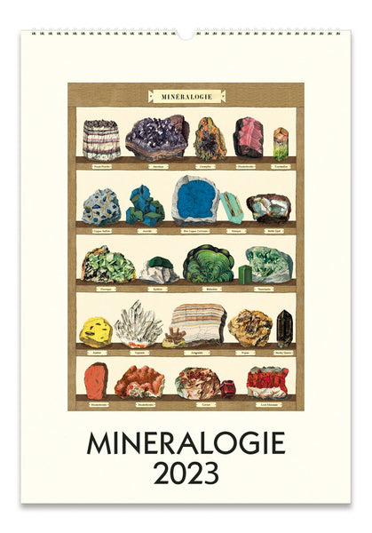2023 Mineralogie Wall Calendar