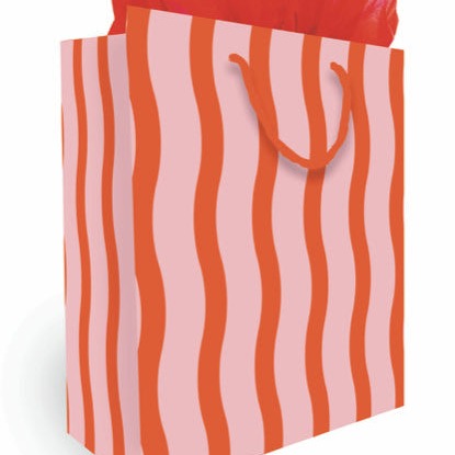 Fussy Stripe Gift Bag