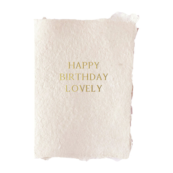 Happy Birthday Lovely