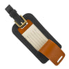 Black luggage tag