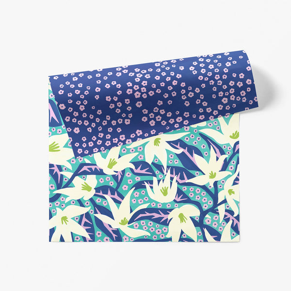 Lily Patch Gift Wrap Sheet