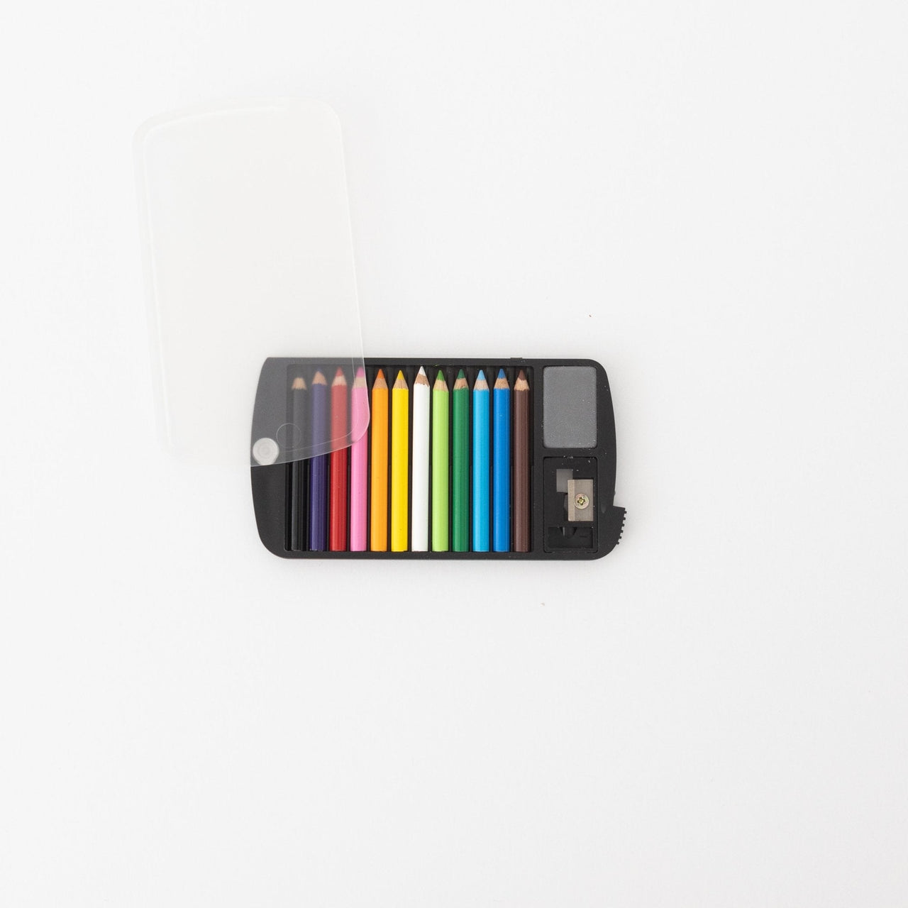 Clear Mini Colored-Pencils Case