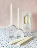 Neutral Taper Candles | Set of 5