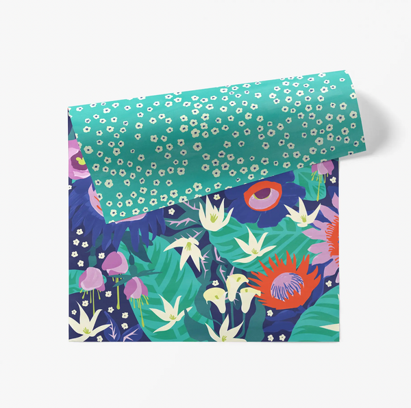 Night Bloom Gift Wrap Sheet