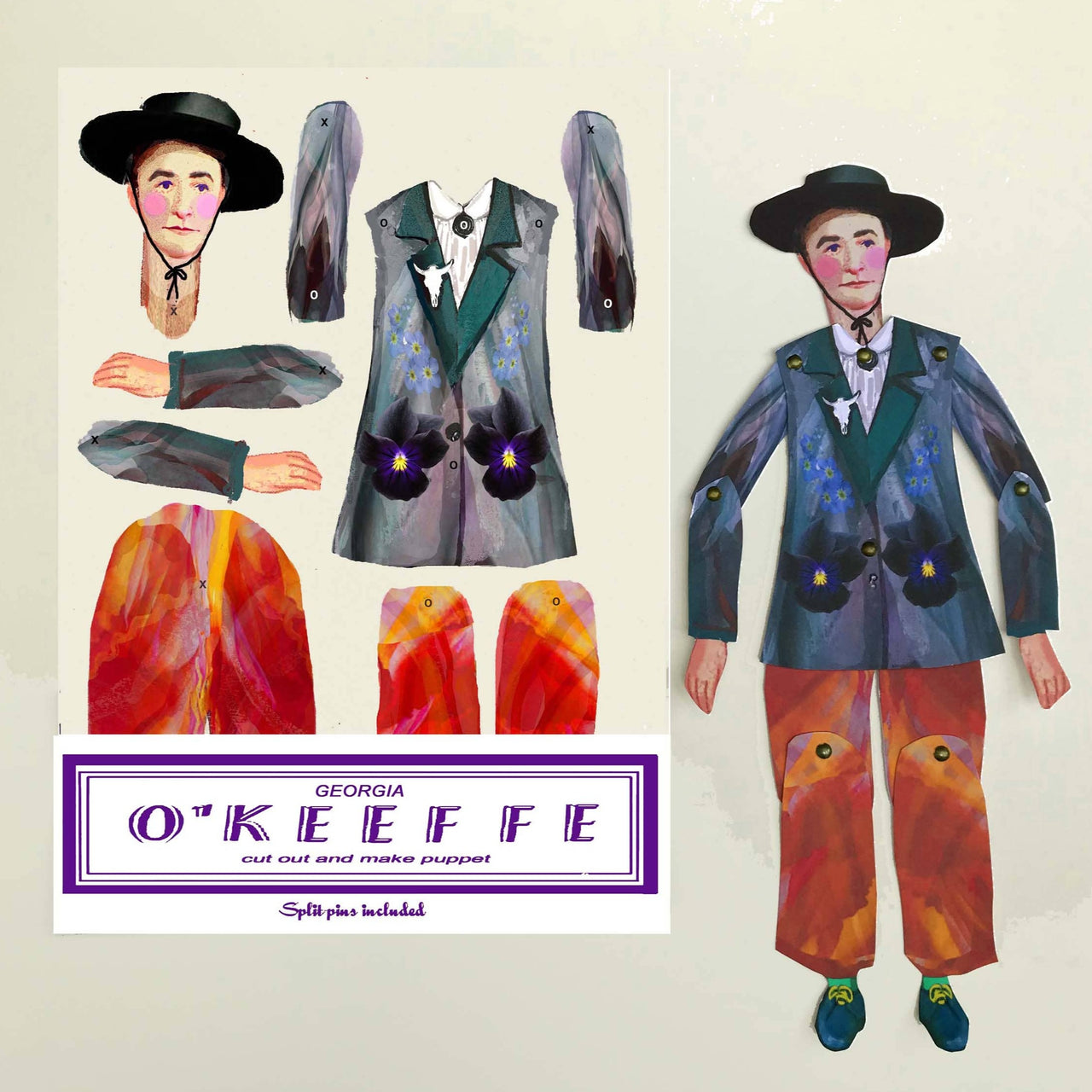 O'Keefe Cut Out and Make Puppet