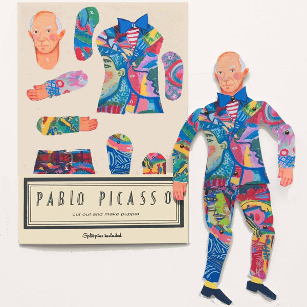 Picasso Cut Out and Make Puppet