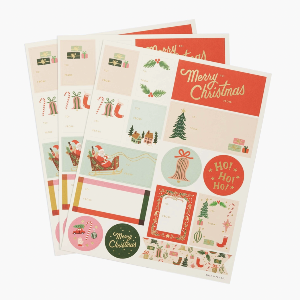 Deck the Halls Stickers & Label Pack
