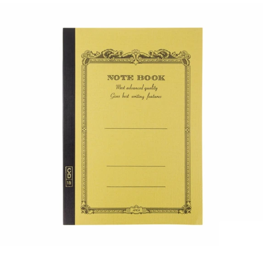 Lined B5 Notebook, Mustard