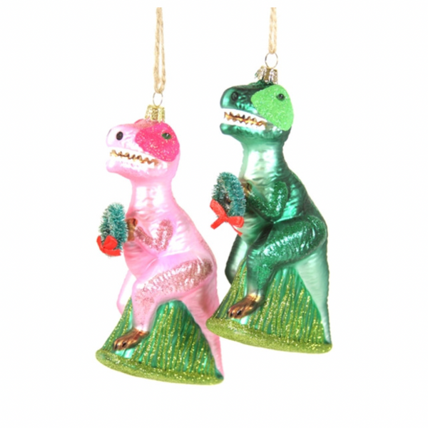Merry Merry T-Rex Ornament