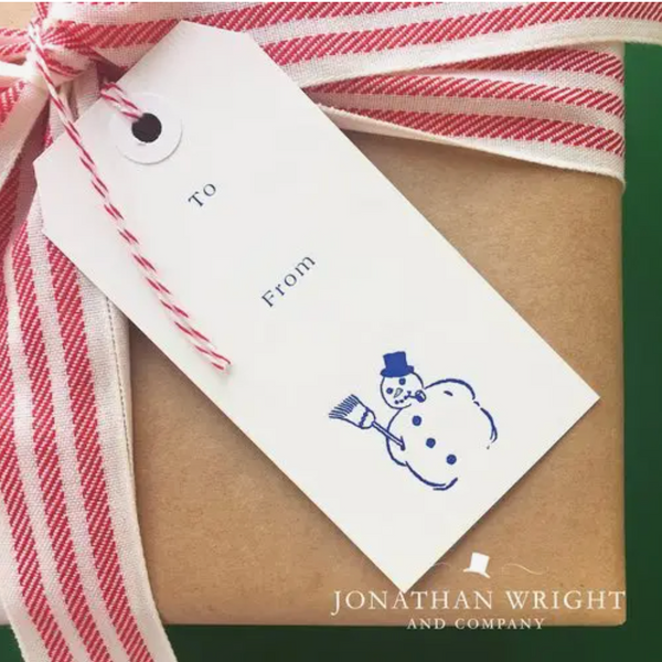 Frosty Set of 10 Gift Tags