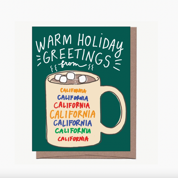 California Holiday Mug Scratch and Sniff