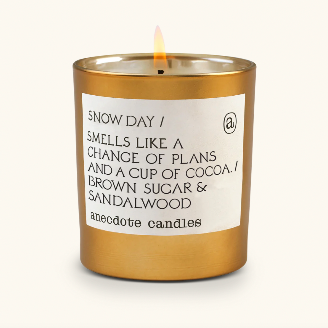 Snow Day Gold Tumbler Candle (Limited Edition)