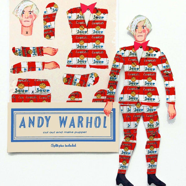 Warhol Cut Out and Make Puppet