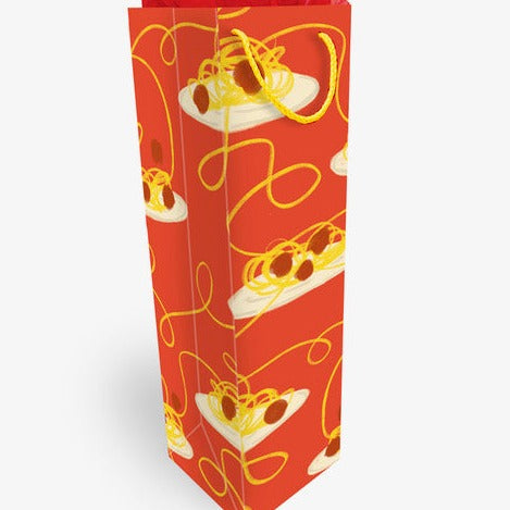 Spaghetti Wine Gift Bag