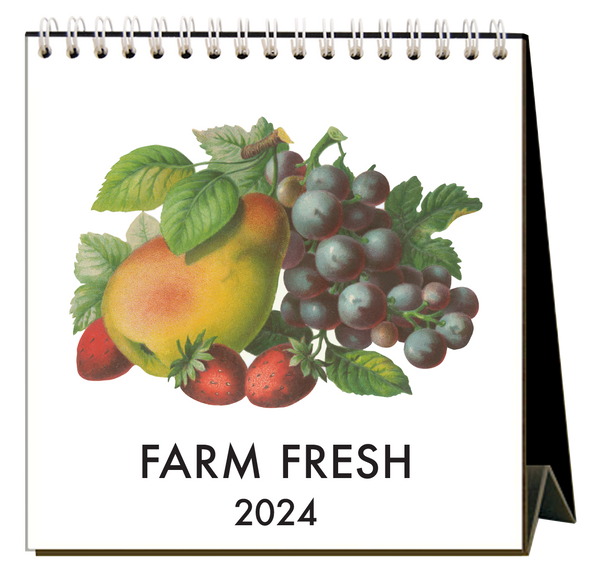 Farm Fresh 2024 Desk Calendar