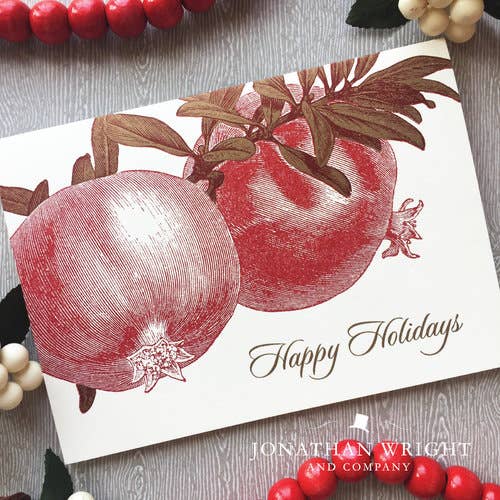 Holiday Pomegranate Boxed Set of 6