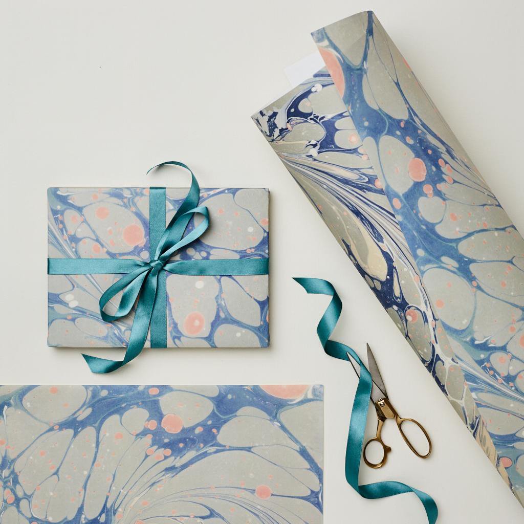 Blue Marble Gift Wrap Sheet