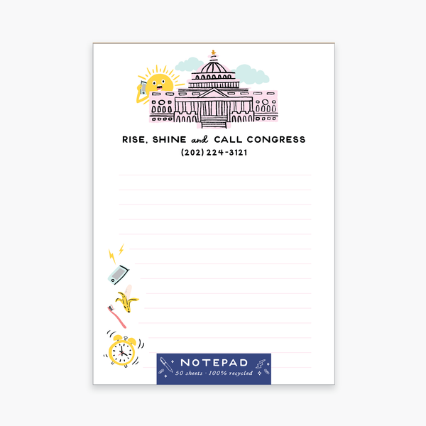 Call Congress Notepad