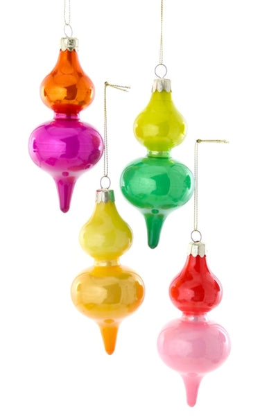 Color Block Spindle Ornament