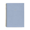 Solid Color Cloth Spiral Notebook