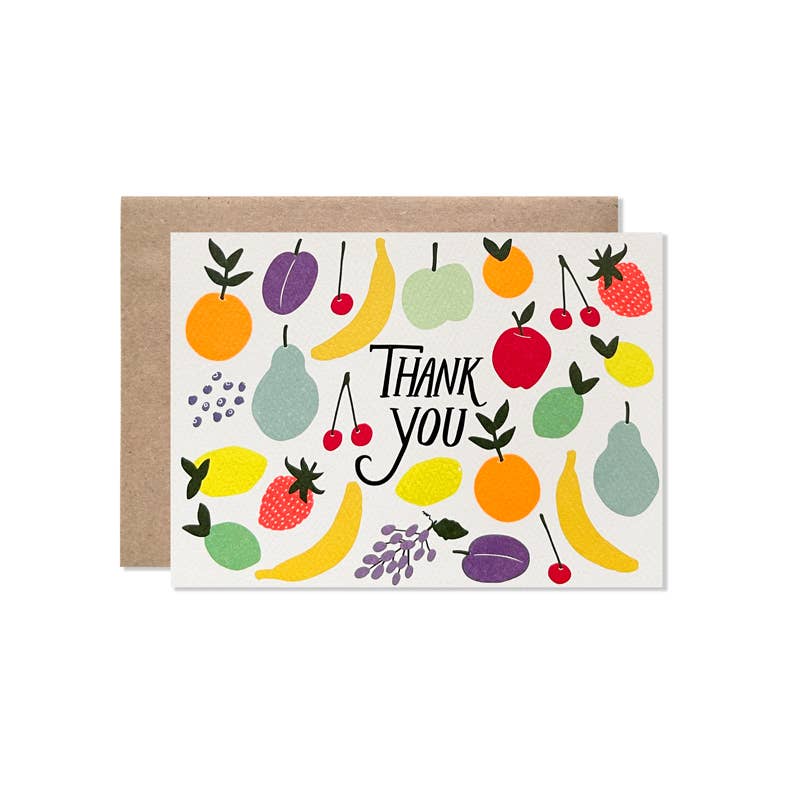 Thank You Neon Fruit