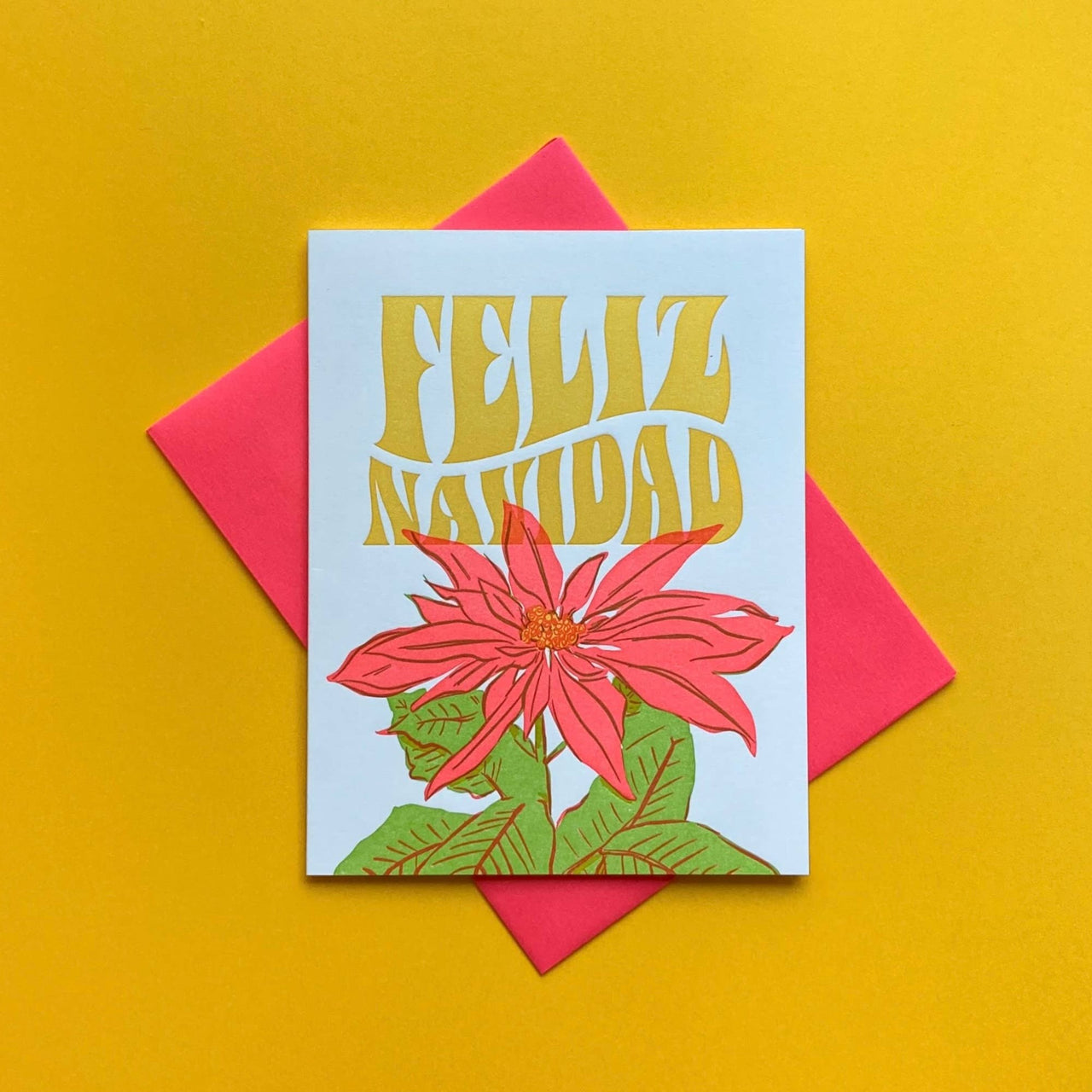 Feliz Navidad Poinsettia