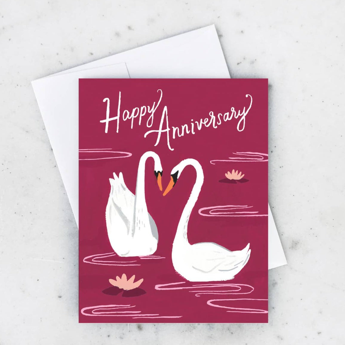 Anniversary Swans Card