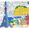 Paris Coloring Poster