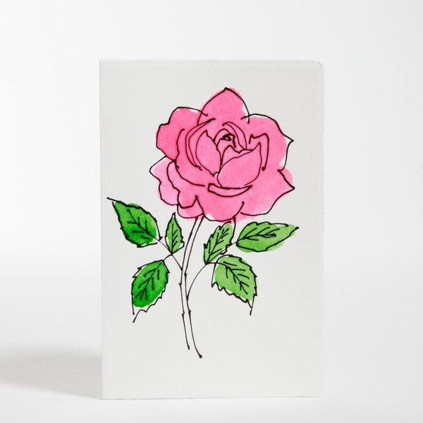 Rose Blank Greeting Card